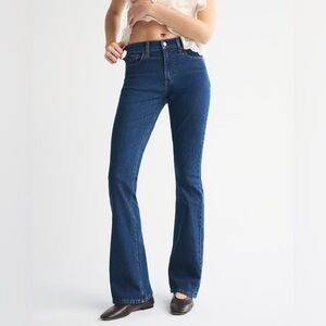 NWT Abercrombie & Fitch Curve Love High Rise Bootcut Jeans